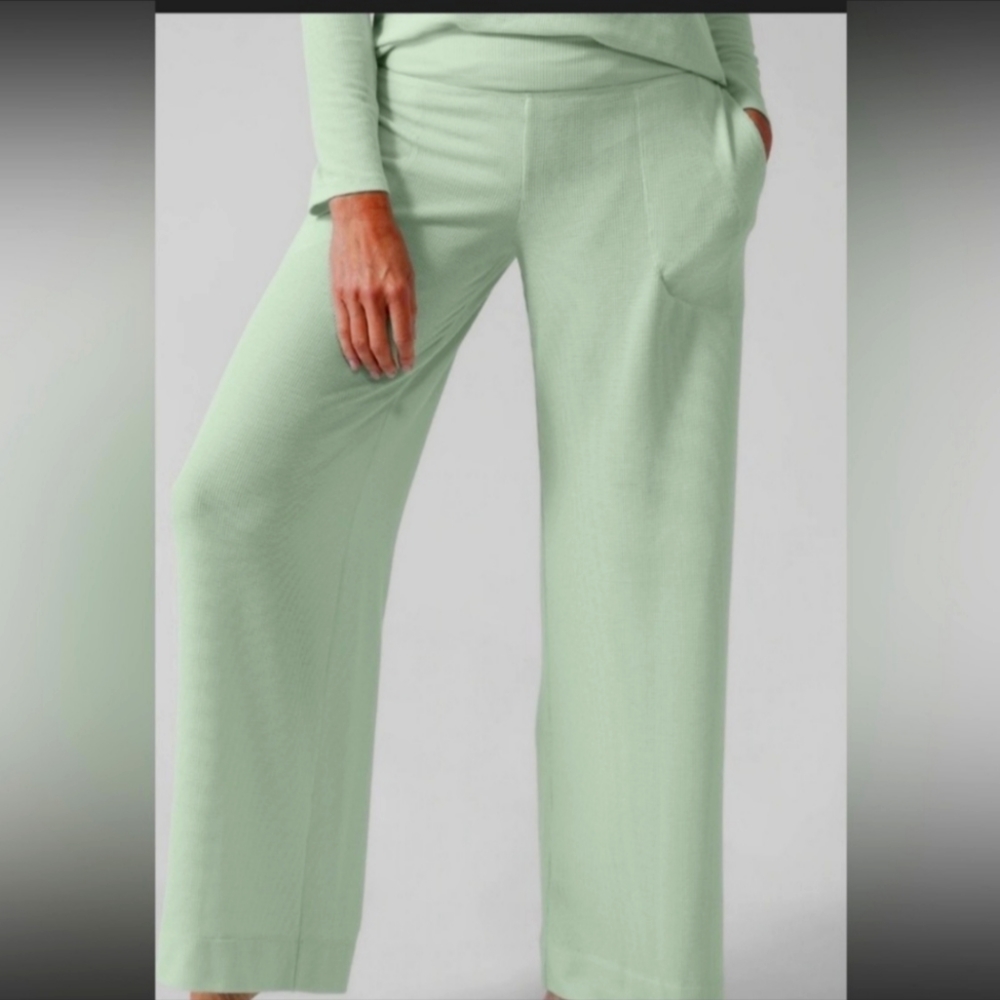 Windown sleep Wide leg pant